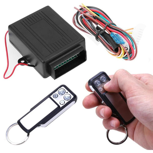 Auto Car Door Lock Locking Remote Control Central Kit Keyless Entry System With Remote Controllers Car alarm System Universal