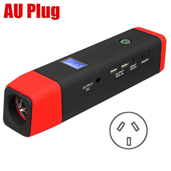 99800mAh 12V 2USB Start Best 1000A Peaks Current Car Jump Starter Starting Power Bank Auto Battery Portable Pack Booster