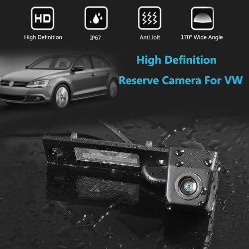HD Car 170 Degree Wide Angle Reverse Backup Rear View Camera For VW Transporter T5 T30 for Caddy Passat B5 For Touran Jetta