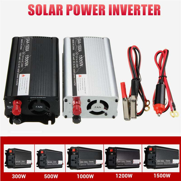 Inverter 600/1000/2000/3000W Peaks 12V 220V Modified Sine Wave Voltage Transformer Power Inverter Converter Car Charge USB